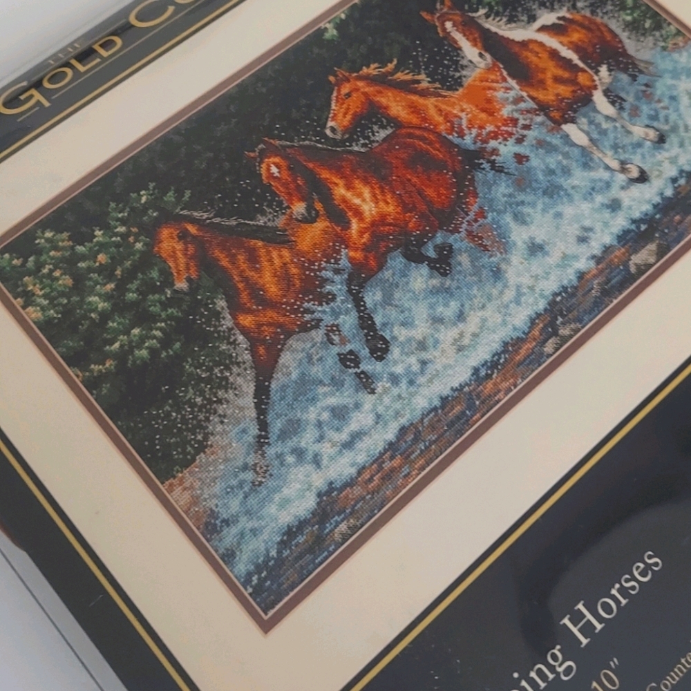 Dimensions Galloping Horses  NWOT